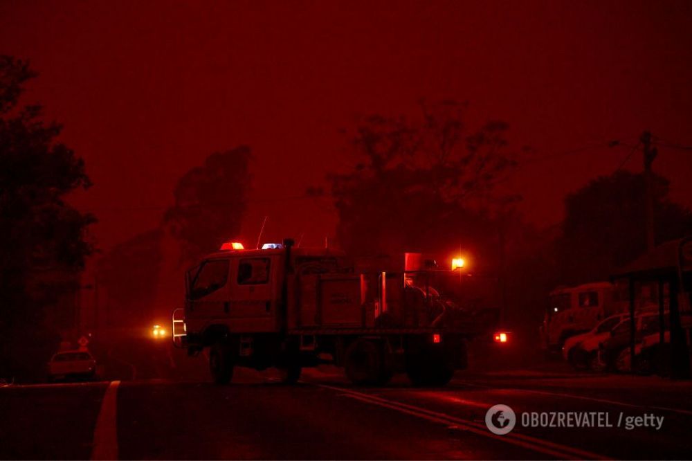 В Австралии не прекращаются лесные пожары